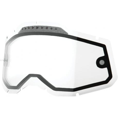 MOTOMX Lente 2 Geração - TRANSPARENTE DUPLA VENTILADA - Racecraft 2 | Accuri 2 | Strata 2 - Image 1