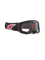 ÓCULOS ALPINESTARS SUPERTECH CORP BLACK/RED - LENTE TRANSPARENTE - Image 2