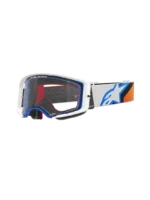 ÓCULOS ALPINESTARS SUPERTECH CORP BLUE/ORANGE - LENTE TRANSPARENTE