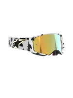 ÓCULOS ALPINESTARS SUPERTECH CORP WHITE/GOLD - LENTE ESPELHADA - Image 2
