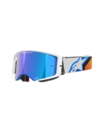 ÓCULOS ALPINESTARS SUPERTECH CORP BLUE/ORANGE - LENTE ESPELHADA