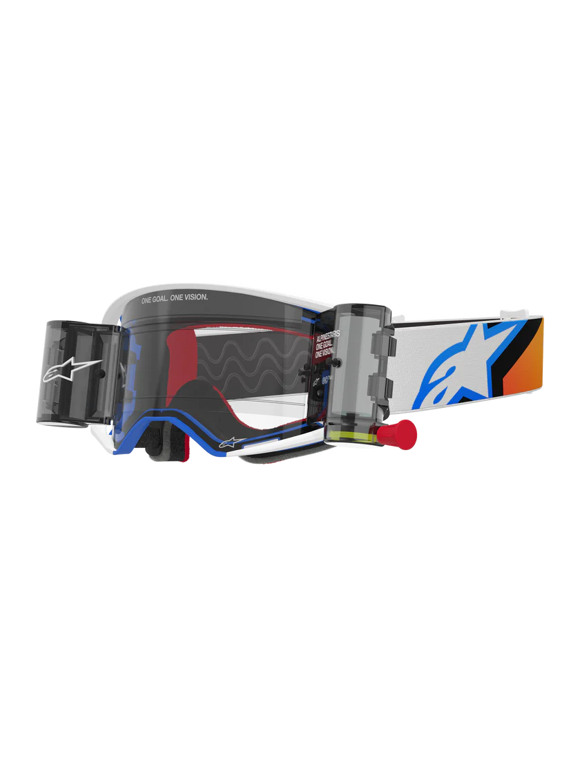 5100425-7316_f-Supertech-Corp-Goggle-Blue-Orange-Clear-Roll-Off ÓCULOS ALPINESTARS SUPERTECH CORP ROLL-OFF - BLUE/ORANGE - Image 1