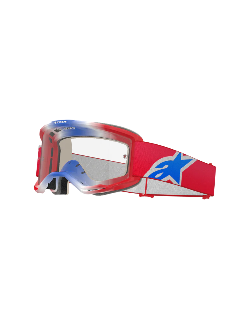 5101725-3133_f-Vision-5-Corp-Goggle-Red-White-Blue-Clear_aacbda5a-17b7-45fd-bb8b-715e3d35c590 ÓCULOS ALPINESTARS VISION 5 CORP RED/WHITE/BLUE - LENTE TRANSPARENTE - Image 1