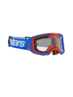 ÓCULOS ALPINESTARS VISION 8 WORDMARK BLUE/ORANGE - LENTE TRANSPARENTE - Image 4