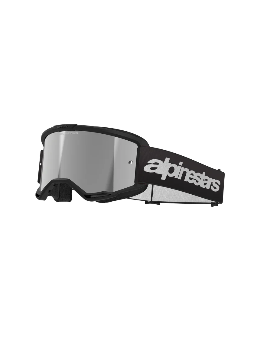 5103225-1456_f-Vision-3-Wordmark-Goggle-Black-Mirror-Silver_609d5c11-b24e-423b-9485-eb79b467add6 ÓCULOS ALPINESTARS VISION 3 WORDMARK BLACK - LENTE ESPELHADA - Image 1