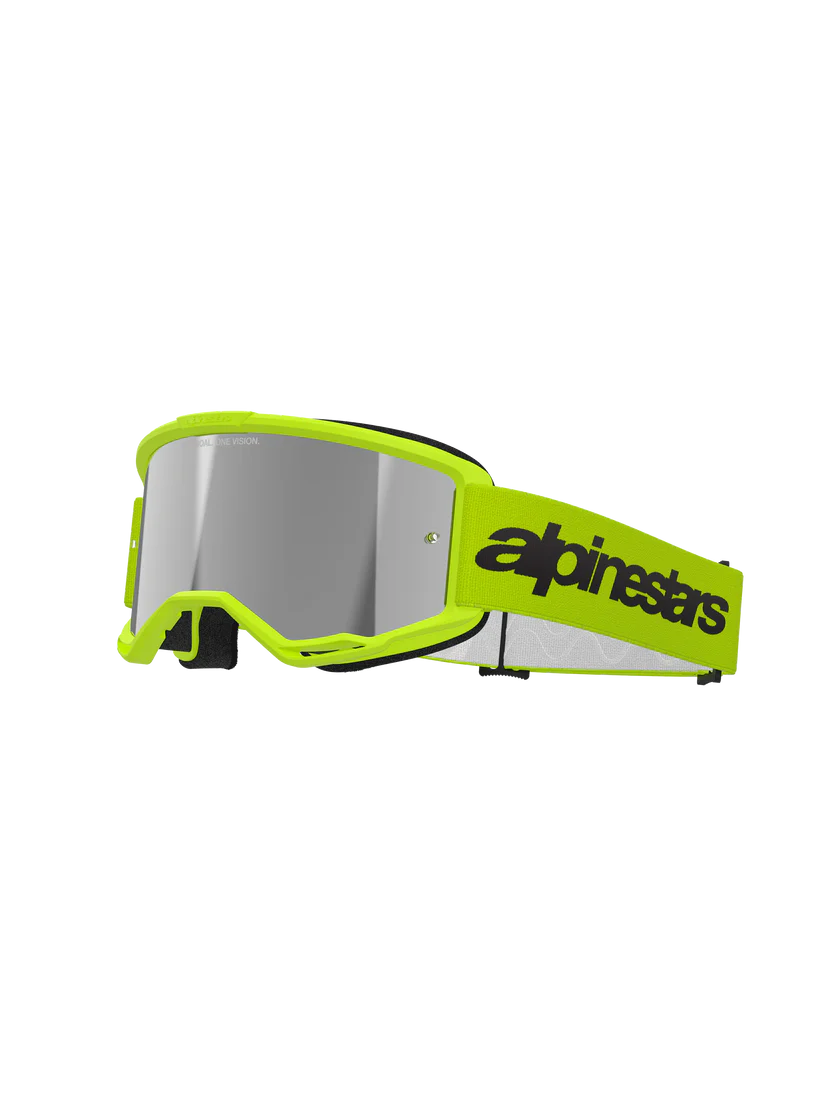 5103225-5299_f-Vision-3-Wordmark-Goggle-Yellow-Fluo-Mirror-Silver_3664bf01-6f97-4e49-af86-41f6604e6a22 ÓCULOS ALPINESTARS VISION 3 WORDMARK YELLOW FLUO - LENTE ESPELHADA - Image 1
