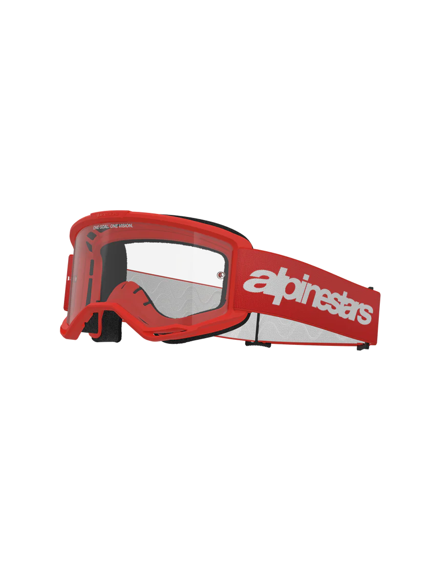 5103325-3067_f-Vision-3-Wordmark-Goggle-Red-Clear_7eecd4b9-cf27-4c09-a170-fcc8c697c8b1 ÓCULOS ALPINESTARS VISION 3 WORDMARK RED - LENTE TRANSPARENTE - Image 1