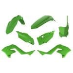 KIT PLÁSTICOS POLISPORT RESTYLING KAWASAKI KX125/250 03/08 (DESIGN KX450 2022) - GREEN