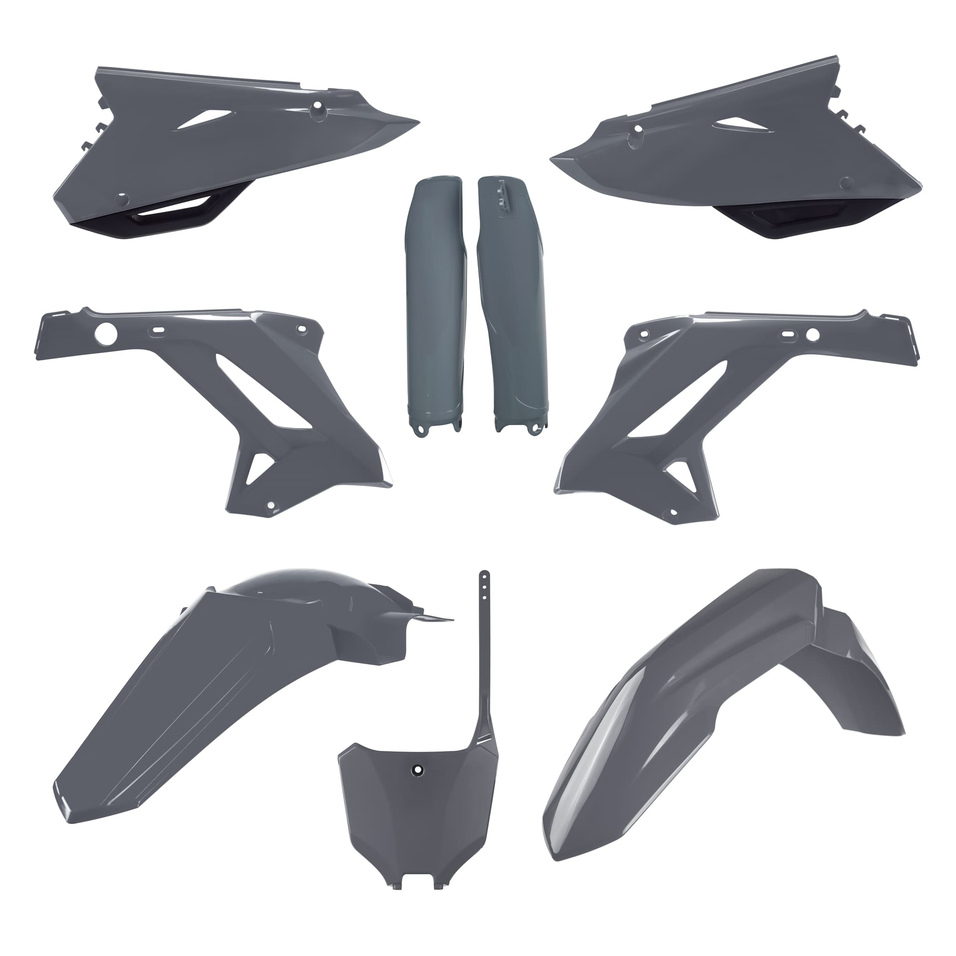1731407073_48dc371d951c3ca25898d6035e6a4a87 KIT PLÁSTICOS POLISPORT RESTYLING HONDA CR125/250 02/07 (DESIGN CRF450R 2022) - NARDO GREY - Image 1