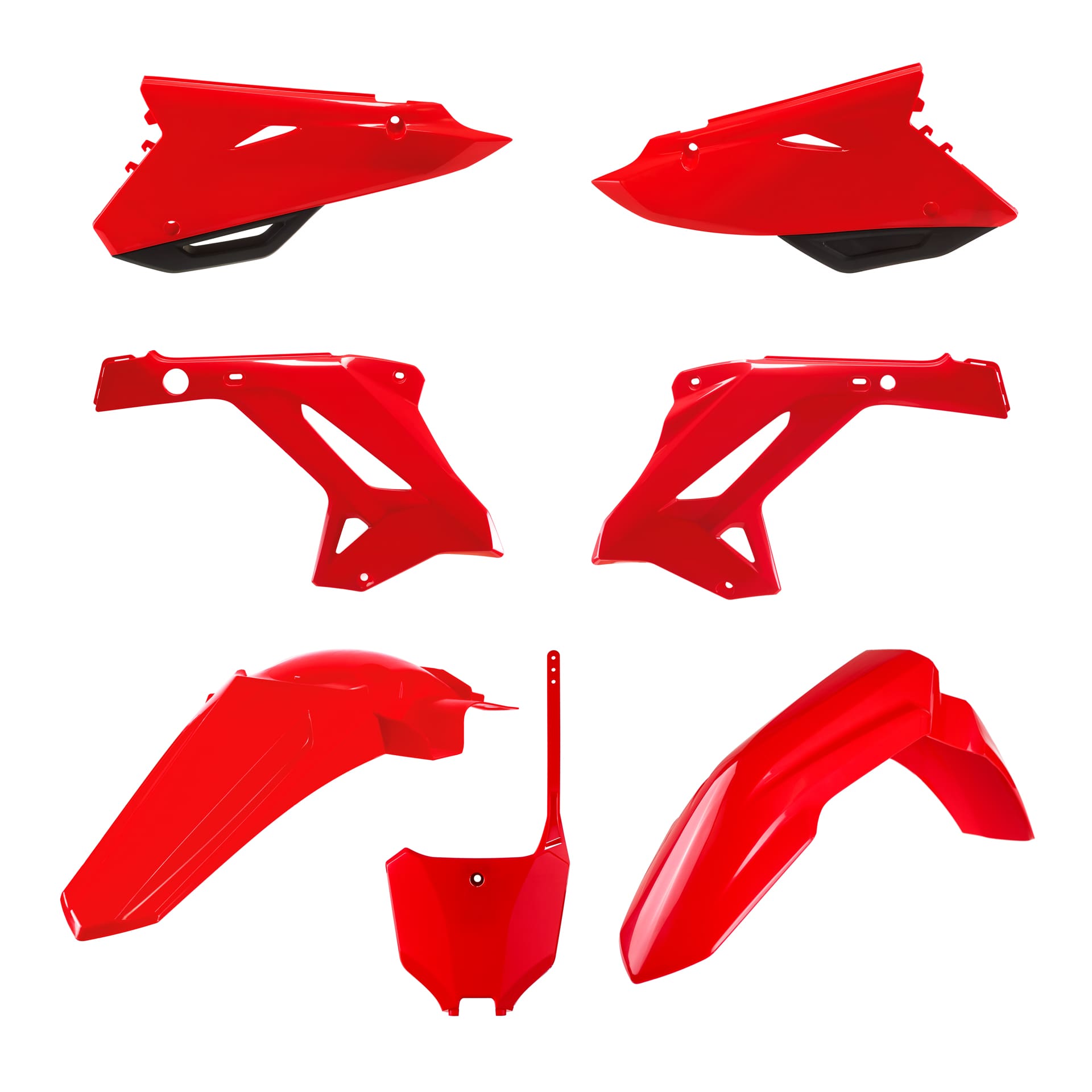 1731407074_a556aa3f0323600b8fa38335d73cff5d KIT PLÁSTICOS POLISPORT RESTYLING HONDA CR125/250 00/01 (DESIGN CRF450R 2022) - RED - Image 1