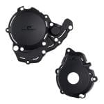 KIT PROTEÇÃO TAMPAS DO MOTOR EXTREME POLISPORT KTM EXC-F 250/350 24/25 HUSQVARNA FE 250/350 24/25 GASGAS EC-F 250/350 24/25 - BLACK