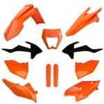 KIT PLÁSTICOS POLISPORT KTM EXC/EXC-F/XC-W/XCF-W 17/19 - OEM COLOR