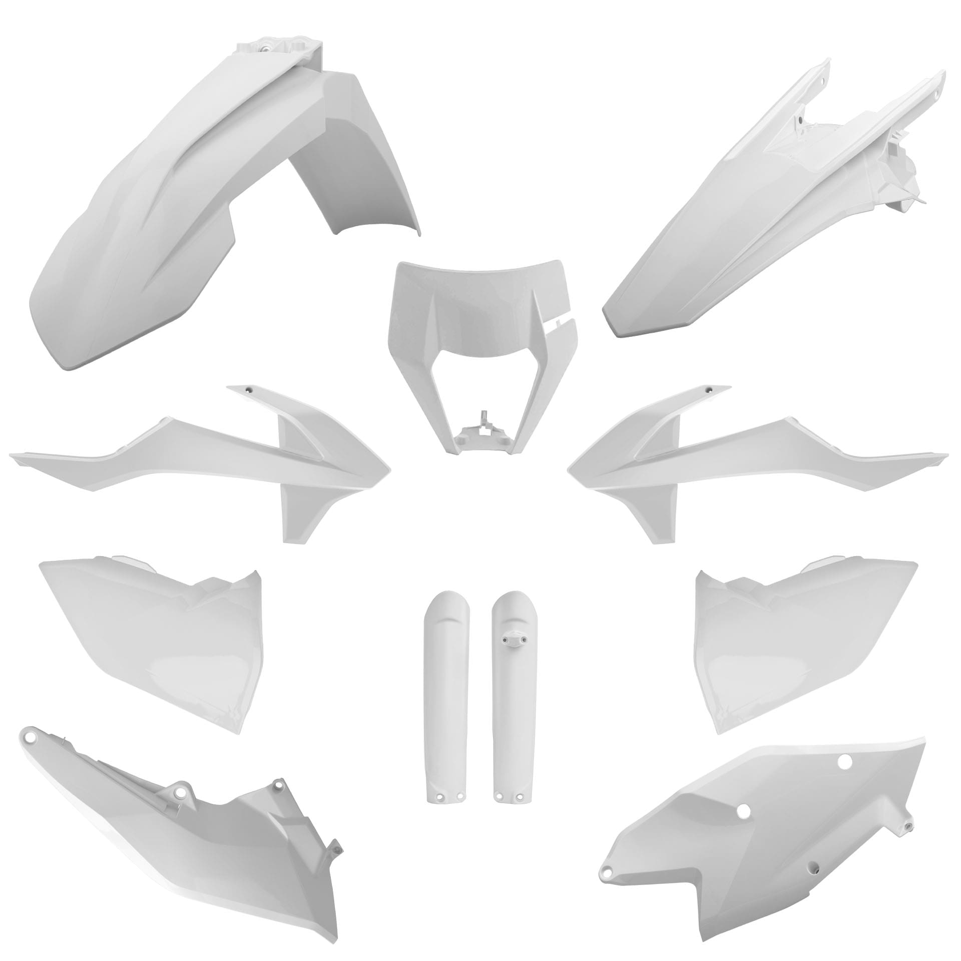 1731407076_49035b0acf52cfbd2cc1492e7fb15995 KIT PLÁSTICOS POLISPORT KTM EXC/EXC-F/XC-W/XCF-W 17/19 - WHITE - Image 1