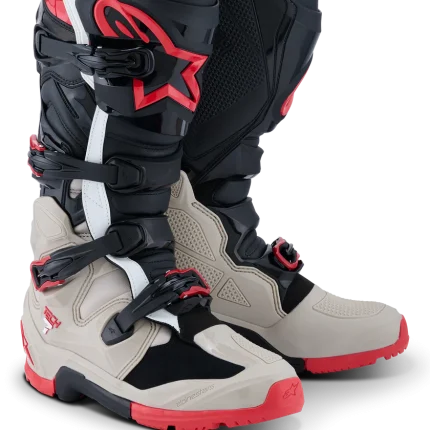 ALPINESTARS TECH 7 ENDURO - PRETO/CINZENTO/VERMELHO