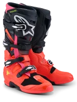 ALPINESTARS TECH 7 - PRETO/VERMELHO/ROSA