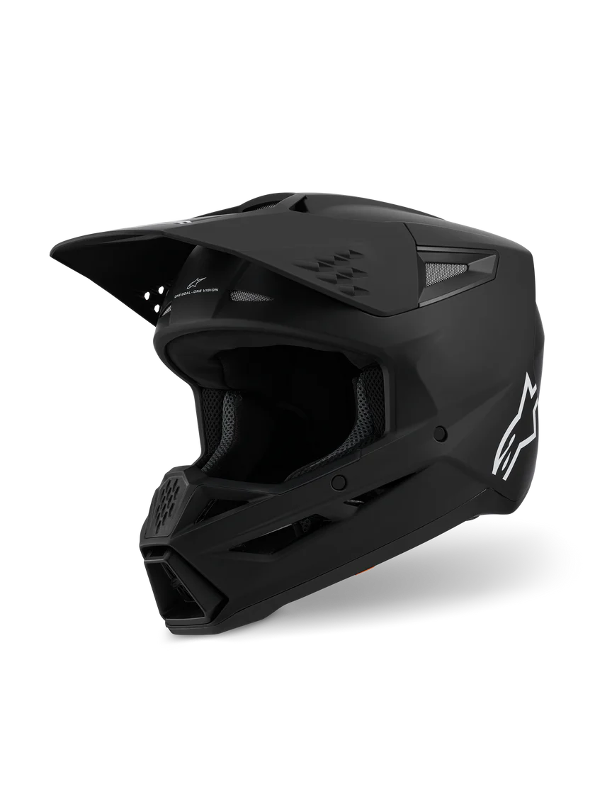 8300426-110-fr_s-m3-solid-helmet_28f6fc94-1389-4f1e-afac-b041b811f539 ALPINESTARS S-M3 SOLID - PRETO MATTE - Image 1
