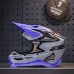 ALPINESTARS S-M3 JETTSON - PRETO/CINZENTO/ROXO