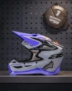 ALPINESTARS S-M3 JETTSON - PRETO/CINZENTO/ROXO