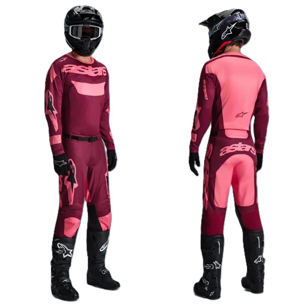 KitCombo-Racer-Riway-DkRedCoral-3 FATO ALPINESTARS RACER RIWAY - RED - Image 1