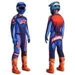 FATO ALPINESTARS TECHSTAR NOMUR - BLUE/ORANGE