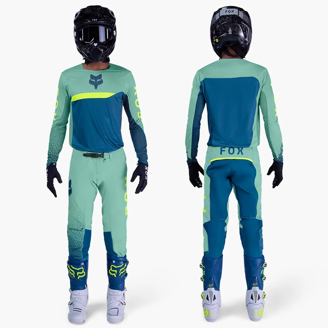 FoxRacing_MX26Gearsets_FlexairFracture_SpearmintGreen_PDP1 FATO FOX FLEXAIR FRACTURE - VERDE - Image 1