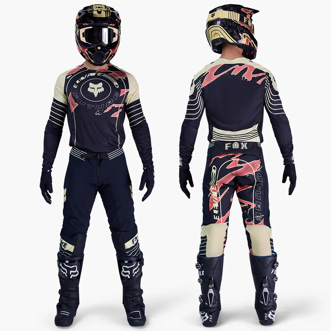 FoxRacing_MX26Gearsets_FlexairInning_PDP1 FATO FOX FLEXAIR INNING - PRETO - Image 1