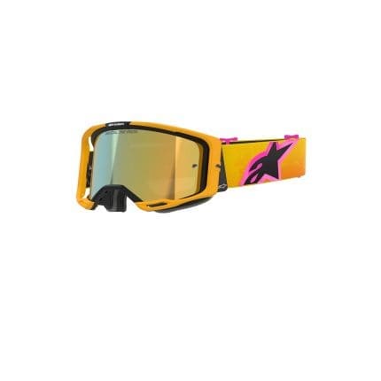 ÓCULOS ALPINESTARS VISION 8 CORP LARANJA/ROSA - LENTE ESPELHADA