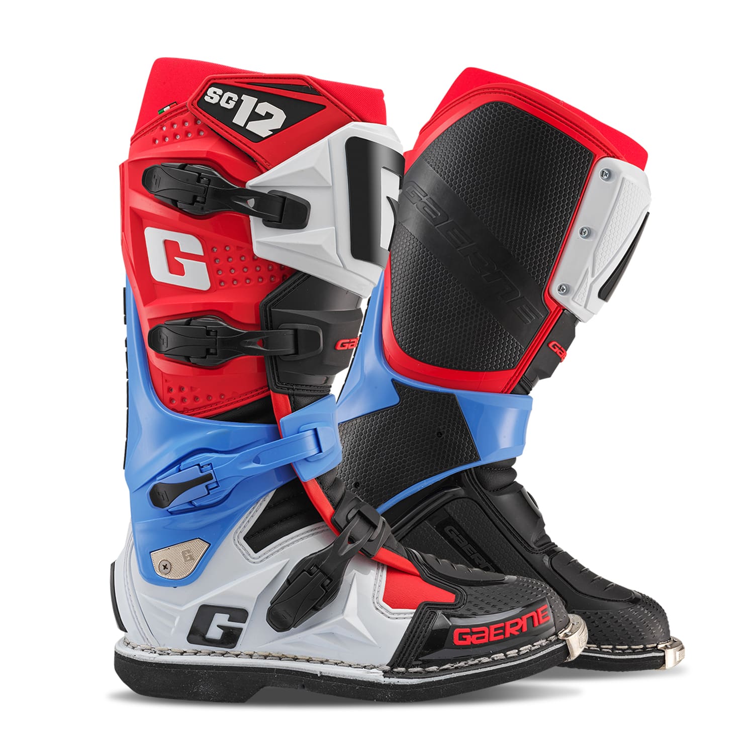 2174_115_C GAERNE SG-12 REALM - PRETO/AZUL/VERMELHO - Image 1