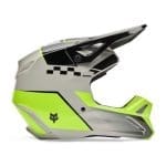 CAPACETE CRIANÇA FOX V1 COLLECT - CINZENTO/AMARELO FLUO - Image 2