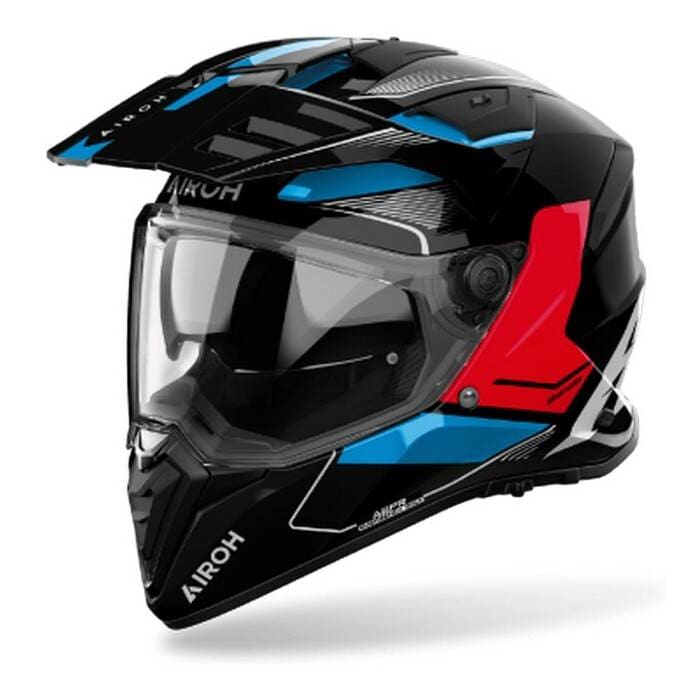 BAT17XS-P-W3QBTXJ3 AIROH BANDIT TUNE - AZUL/VERMELHO - Image 1