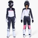 FATO FOX MULHER FLEXAIR FRACTURE - PRETO/BRANCO