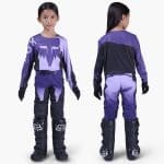 FATO FOX CRIANÇA FLEXAIR SPIRE - PRETO/ROXO