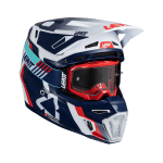 LEATT 8.5 V25 (ÓCULOS 5.5 INCLUÍDOS) - AZUL/VERMELHO