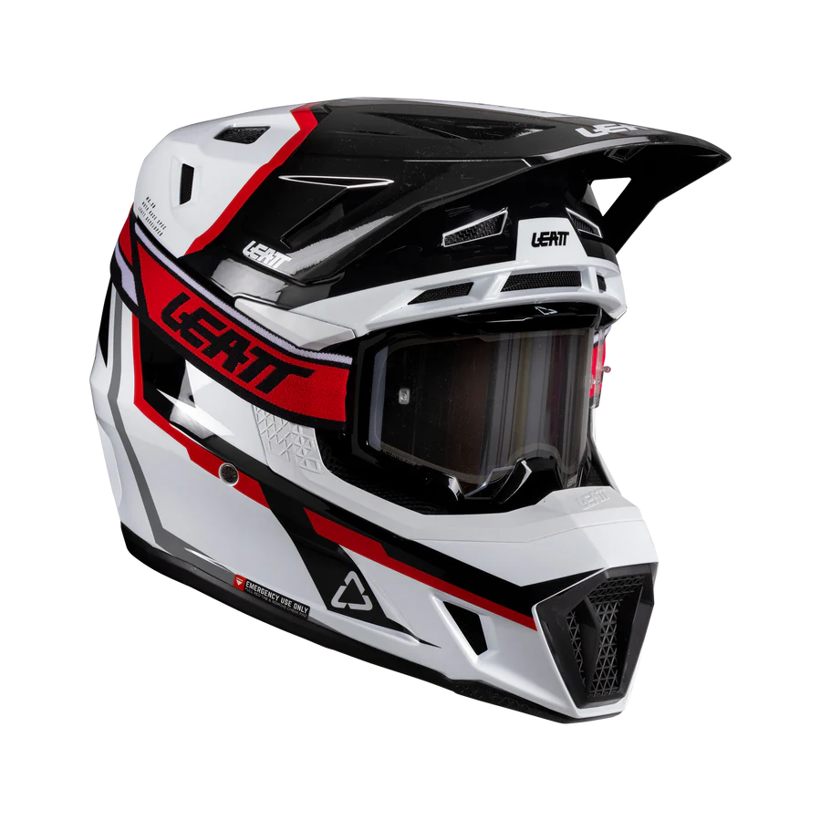 Leatt_HelmetKitMoto_7.5_WhiteRed_IsoRightGoggles_1026000500_08b39df5-d055-4c21-9b6e-624135dbaed0 LEATT 7.5 V26 (ÓCULOS 4.5 INCLUÍDOS) - VERMELHO/BRANCO - Image 1