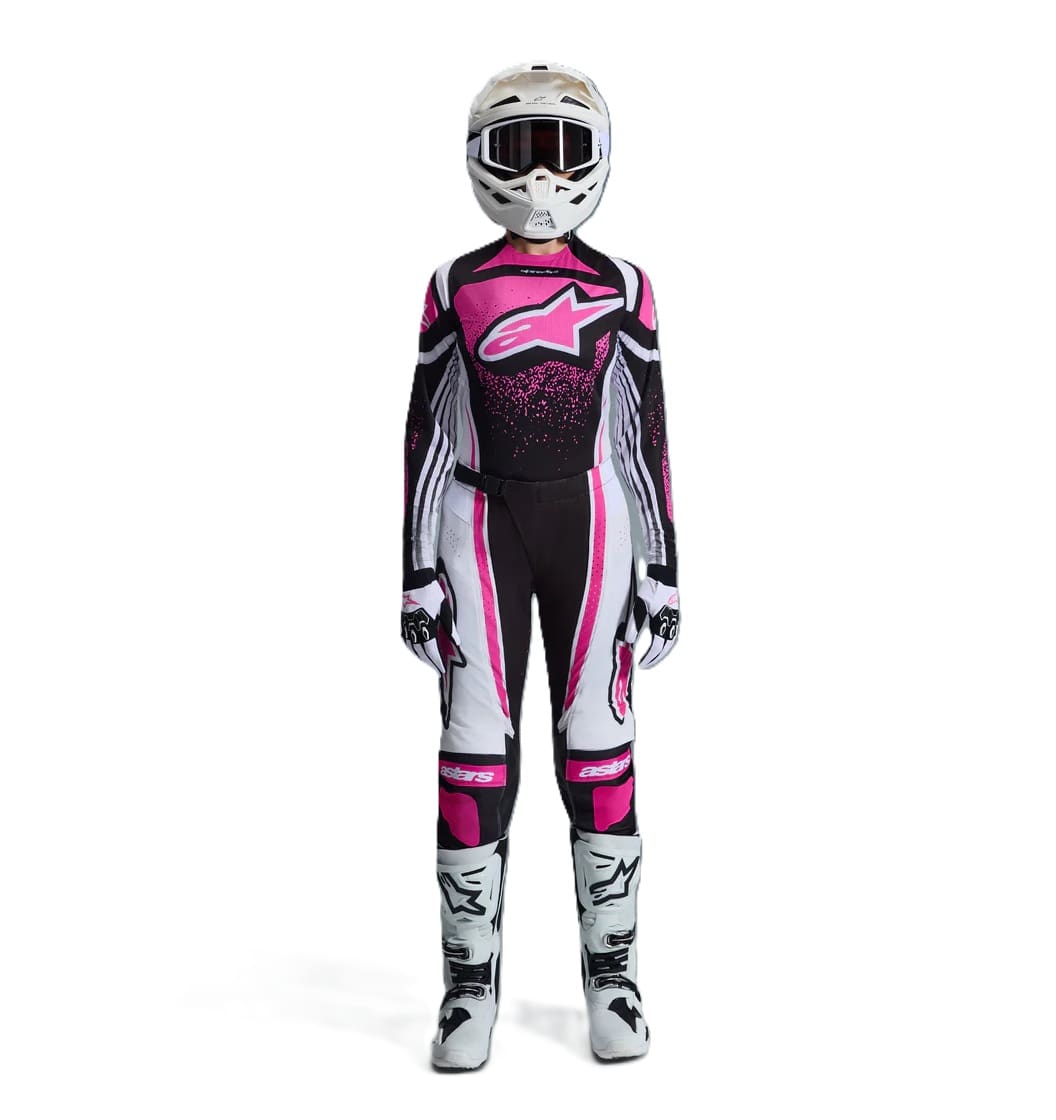 MOTOMX2 FATO ALPINESTARS STELLA TECHSTAR NOMUR - PRETO/ROSA - Image 1
