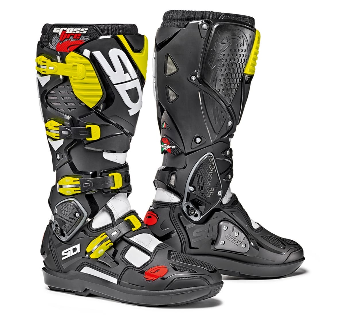 MOTOMX2 SIDI CROSSFIRE 3 SRS - PRETO/AMARELO FLUO - Image 1
