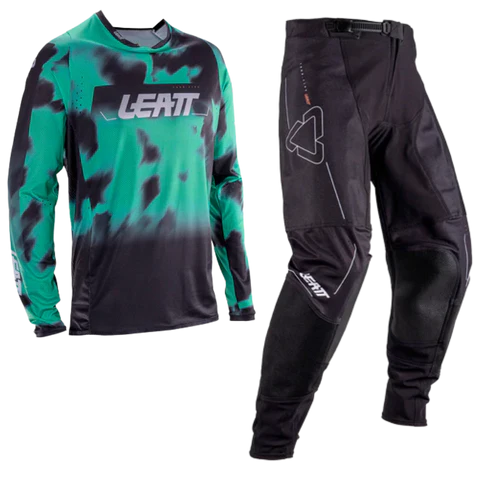 MOTOMX4 FATO LEATT 4.5 LITE V26 - PRETO/VERDE - Image 1