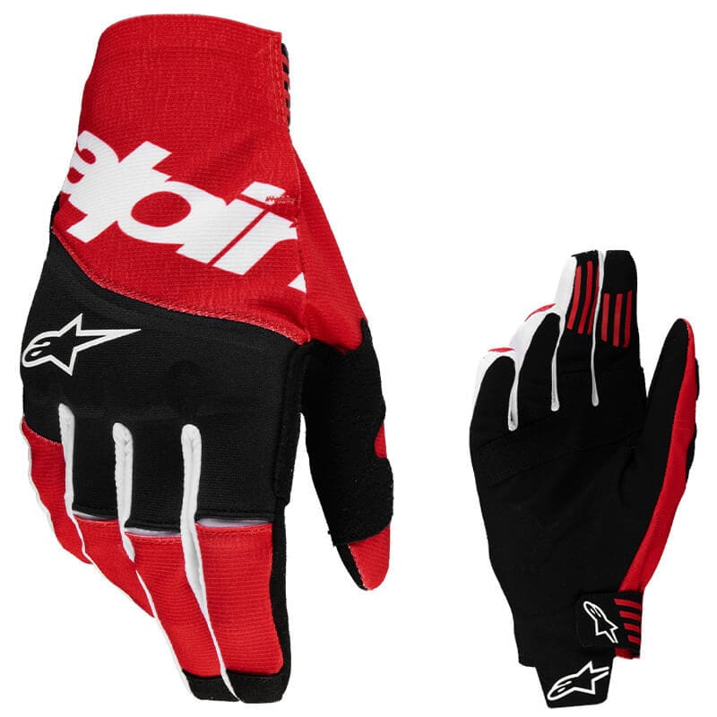 gants-alpinestars-techstar-rouge-2025-cross LUVAS ALPINESTARS TECHSTAR - BLACK/RED - Image 1