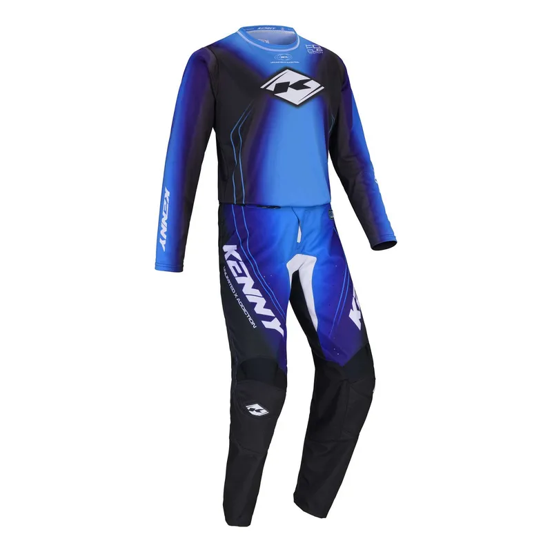 pantalon-cross-kenny-track-focus-blue-503887 FATO KENNY CRIANÇA TRACK FOCUS - PRETO/AZUL - Image 1