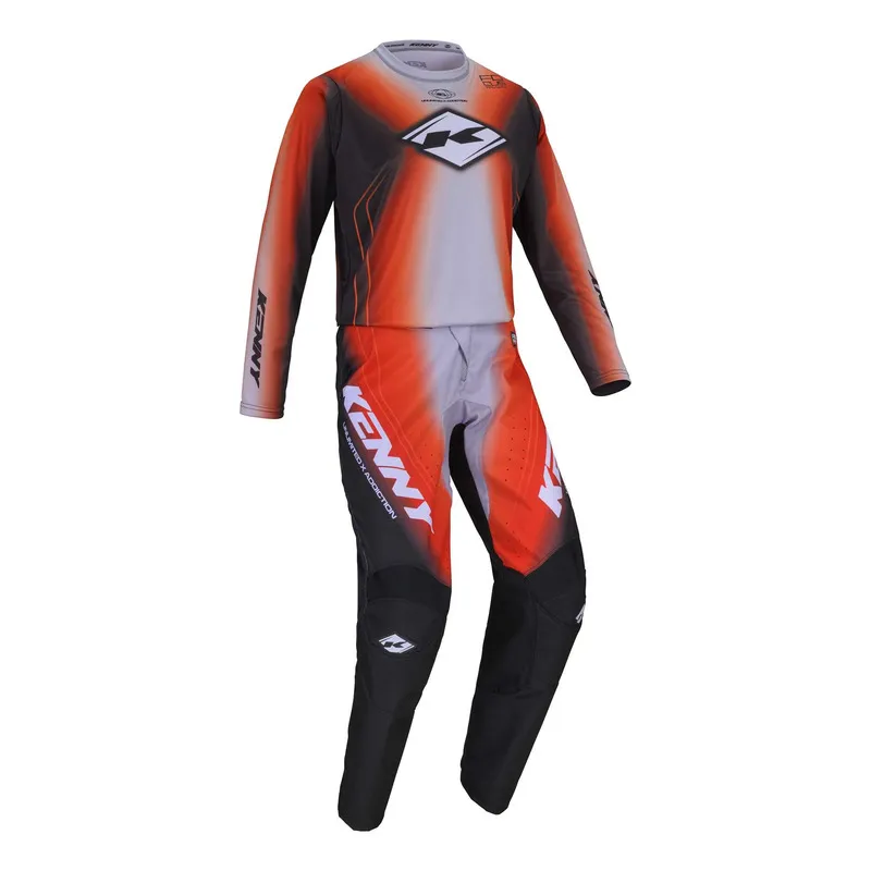 pantalon-cross-kenny-track-focus-orange-503888 FATO KENNY CRIANÇA TRACK FOCUS - PRETO/LARANJA - Image 1
