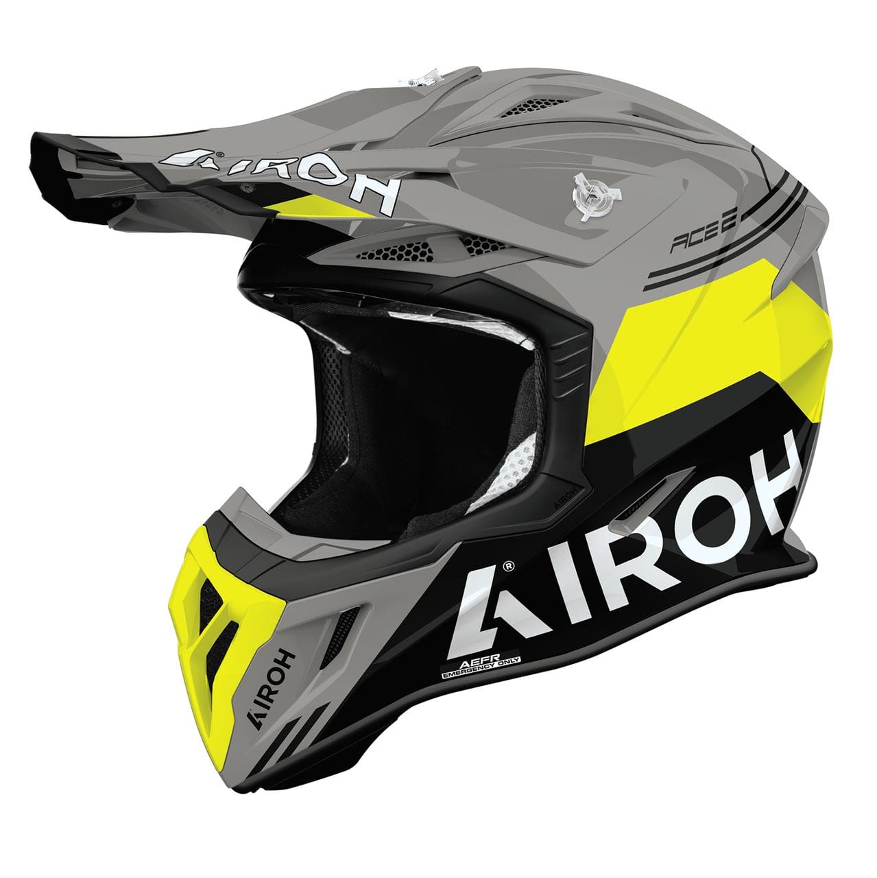 wkopjesqp0zujnfnxlicck5yyi2 AIROH AVIATOR ACE 2 FURY - PRETO/AMARELO FLUO - Image 1