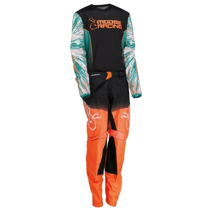 KIT-00079_D-OVOLQ9QU FATO CRIANÇA MOOSE RACING AGROID - PRETO/LARANJA - Image 1