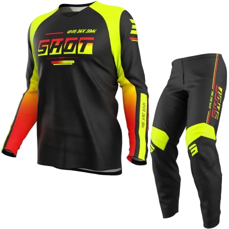 MOTOMX2 FATO SHOT DRAW KID BLOCK - AMARELO FLUO - Image 1