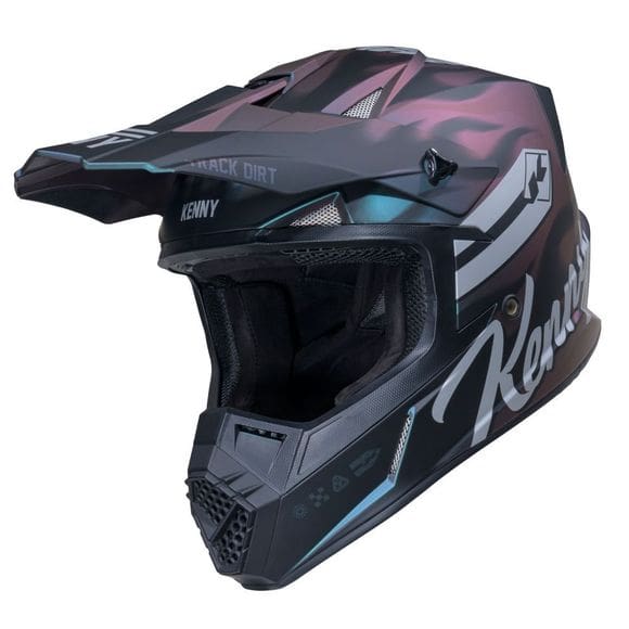 MOTOMX2 CAPACETE CRIANÇA KENNY TRACK GRAPHIC + DIRT - PRETO - Image 1