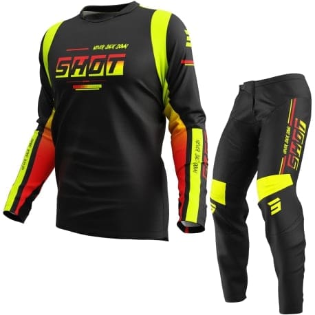 MOTOMX2 FATO SHOT DEVO BLOCK - AMARELO FLUO - Image 1