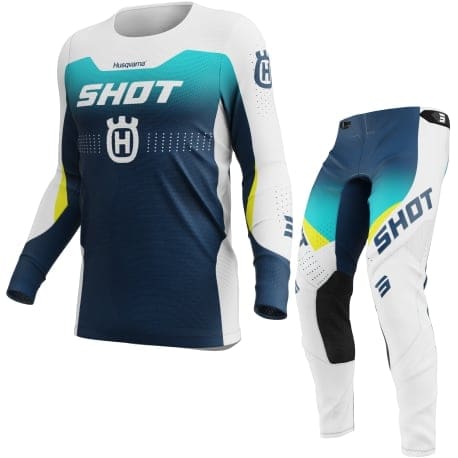 MOTOMX4 FATO SHOT AEROLITE HUSQVARNA - AZUL - Image 1