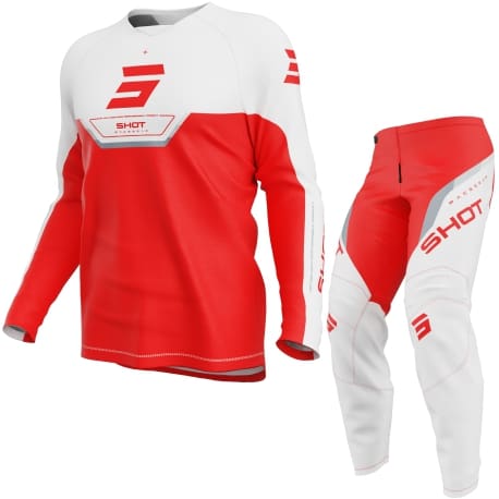 MOTOMX7 FATO SHOT DRAW KID DAYTONA - VERMELHO - Image 1