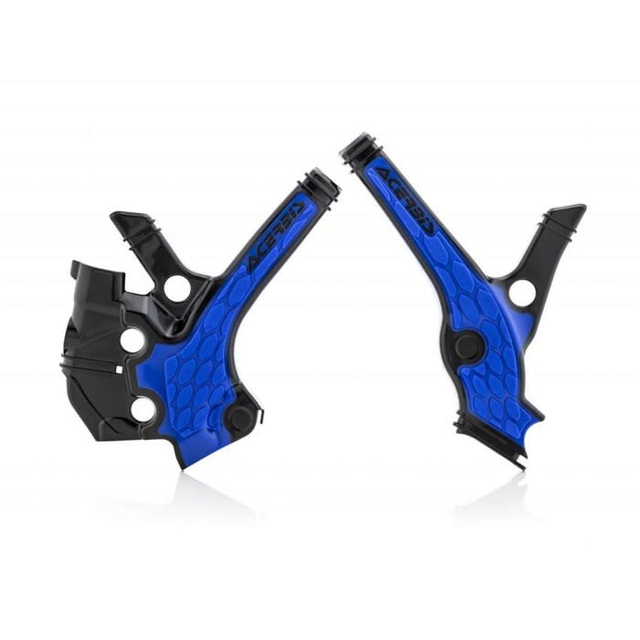 0023676-316-P-WY8RARNP PROTEÇÕES DE QUADRO ACERBIS X-GRIP YAMAHA YZ 65 18/25 - PRETO/AZUL - Image 1