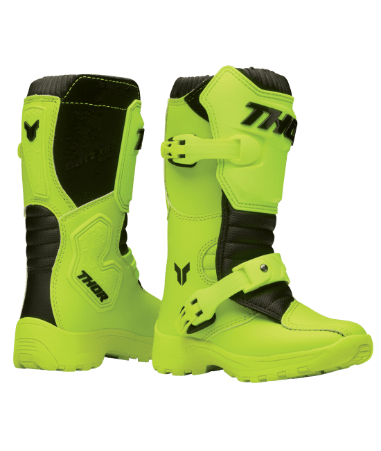 590465_V1 BOTAS CRIANÇA THOR MINI BLITZ XR - PRETO/AMARELO FLUO - Image 1