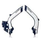 PROTEÇÕES DE QUADRO ACERBIS X-GRIP HUSQVARNA TC/FC 19-22 TE/FE 20-23 GASGAS EC 250/300 21-23 - AZUL/BRANCO